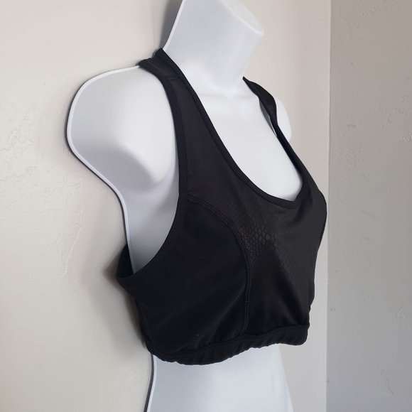 KI Pro Performance Women's Large Black Racerback Sports Bra High Impact Active - Picture 3 of 7